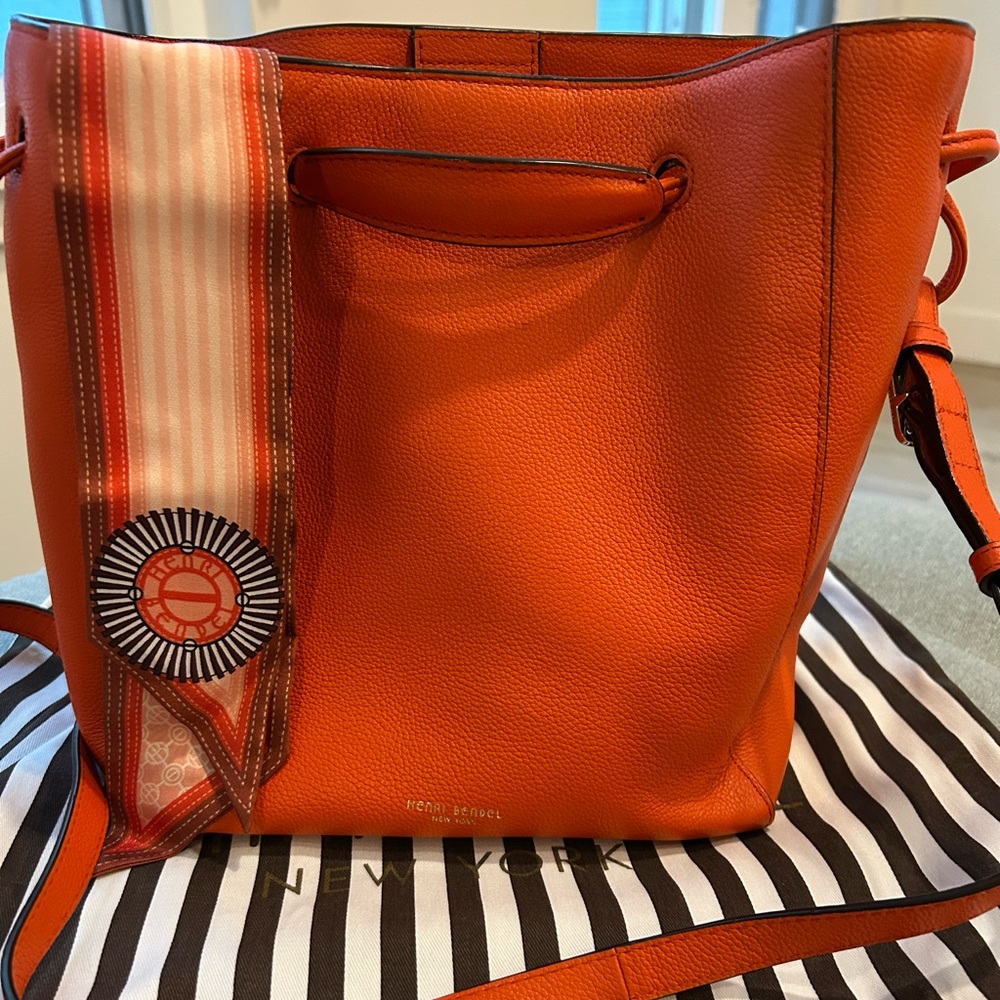 Henri Bendel Parker Bucket Bag with Twilly Scarf